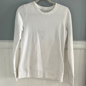 Tek Gear Ultrasoft Fleece White Sweater Small